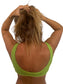 Paige bikini top in Avocolada, LOKAL one/size swimwear, photo 3 of 3