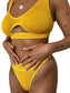 Alix bikini top in Daffodil, LOKAL one/size swimwear, photo 2 of 3