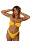 Kayla bikini top in Daffodil, LOKAL one/size swimwear, photo 3 of 3