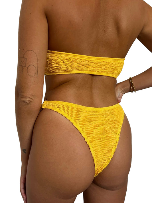 Grayce bikini bottom in Daffodil, LOKAL one/size swimwear, photo 1 of 3