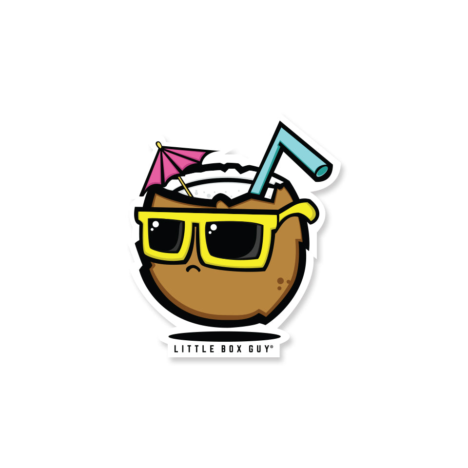 Coconut Sticker by LOKAL