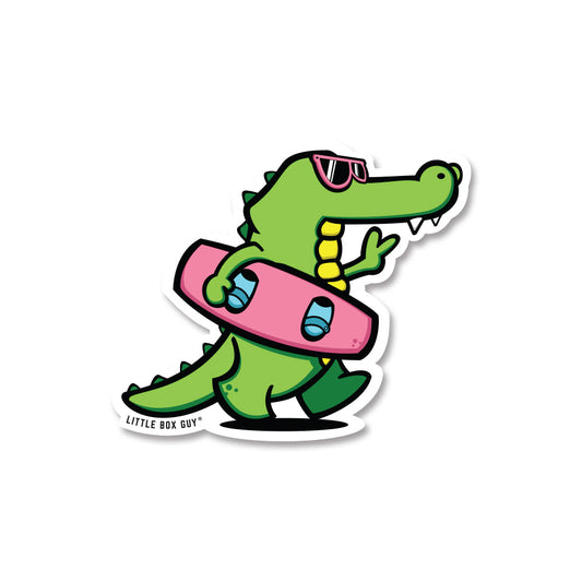 Gator Wake Sticker by LOKAL