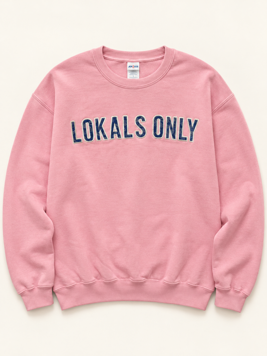 Lokals Only Crewneck sweatshirt by LOKAL, photo 1 of 2