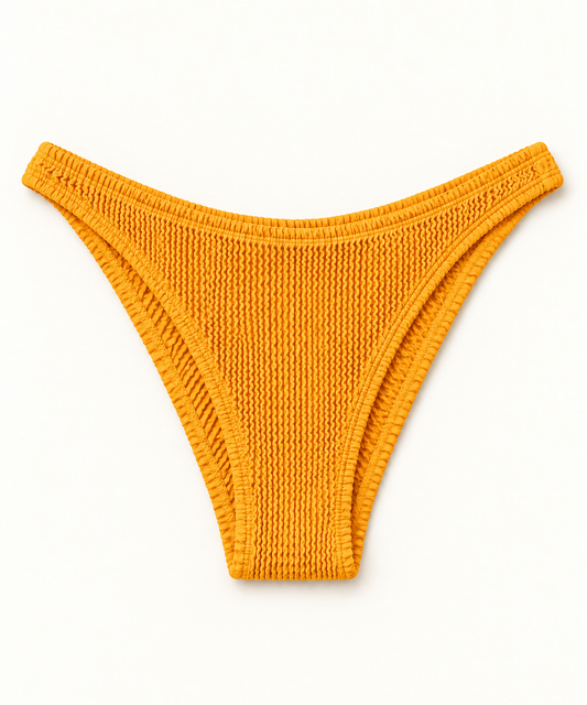 Becca Bottom in Marigold, flat lay