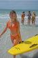 Paige bikini top in Clementine, LOKAL one/size swimwear, photo 5 of 5