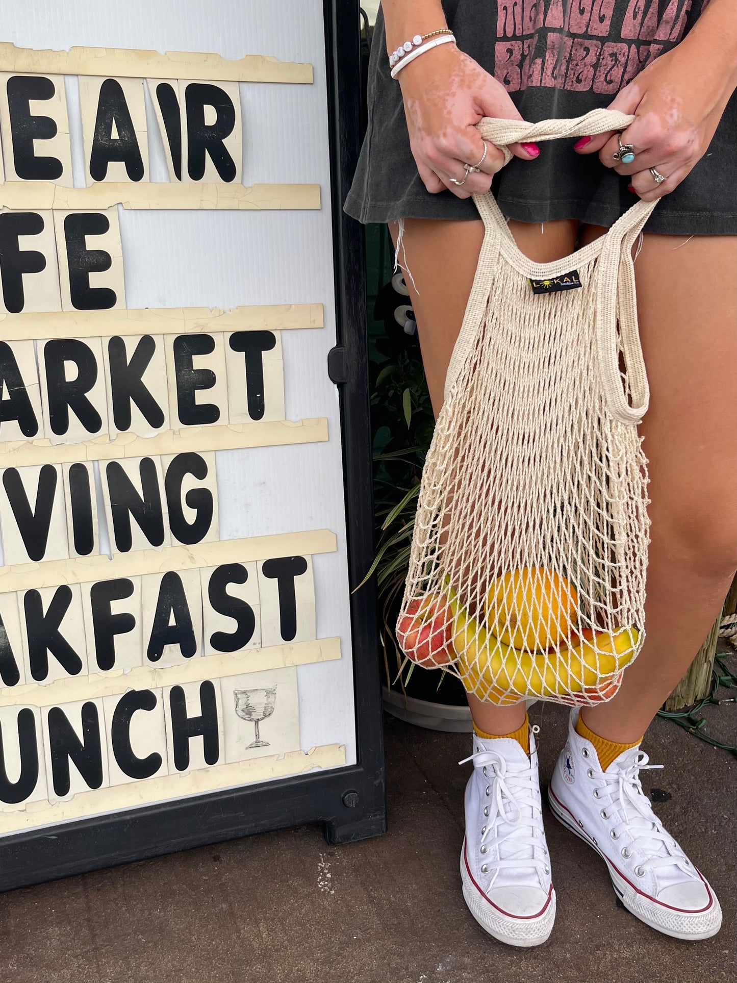Lokal Cotton Mesh Bag, photo 4 of 13